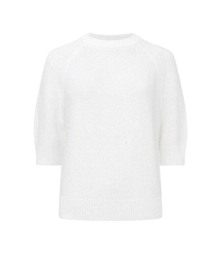 Womens/ladies Ribbed Relaxed Fit Jumper White French Connection