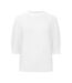Womens/ladies Ribbed Relaxed Fit Jumper White French Connection-2
