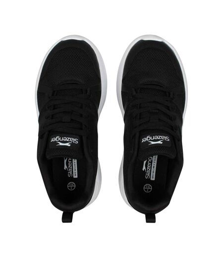 Baskets Spinner Femme Noir Blanc Slazenger