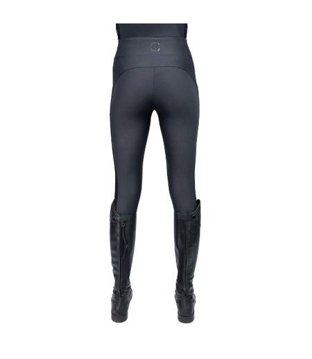 Womens/ladies darnick horse riding tights navy Coldstream