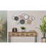 Décoration Murale 3 Miroirs Triby 106cm Noir & Marron-5