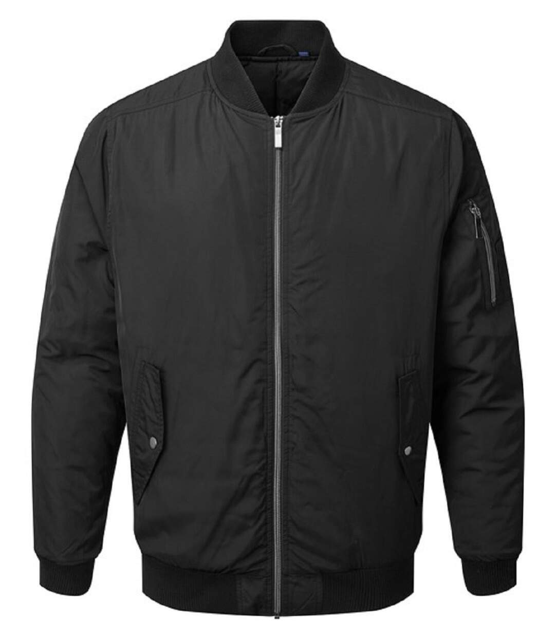 Blouson bomber matelassé - Homme - AQ204 - noir-1