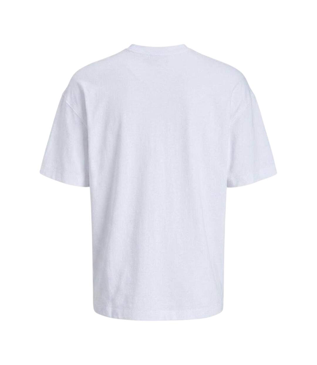 Mens Edge T-shirt White Jack And Jones-2