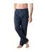 Pyjama long ouvert homme Popeline