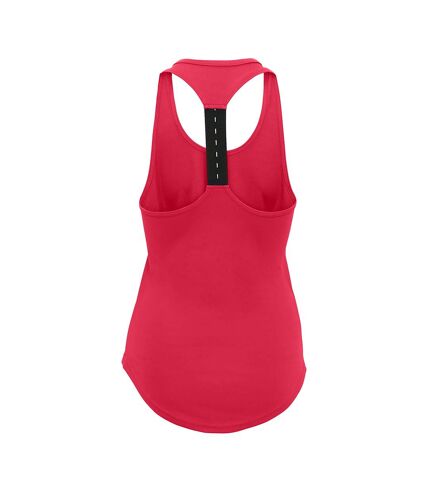 Tri Dri Womens/Ladies Performance Strap Back Vest (Hot Pink) - UTRW5570