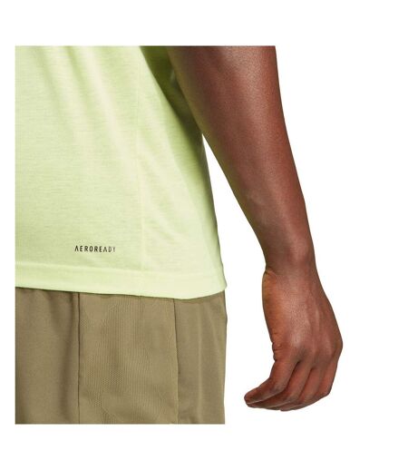 T-shirt Train Essentials Seasonal Homme Vert Clair Argenté Adidas
