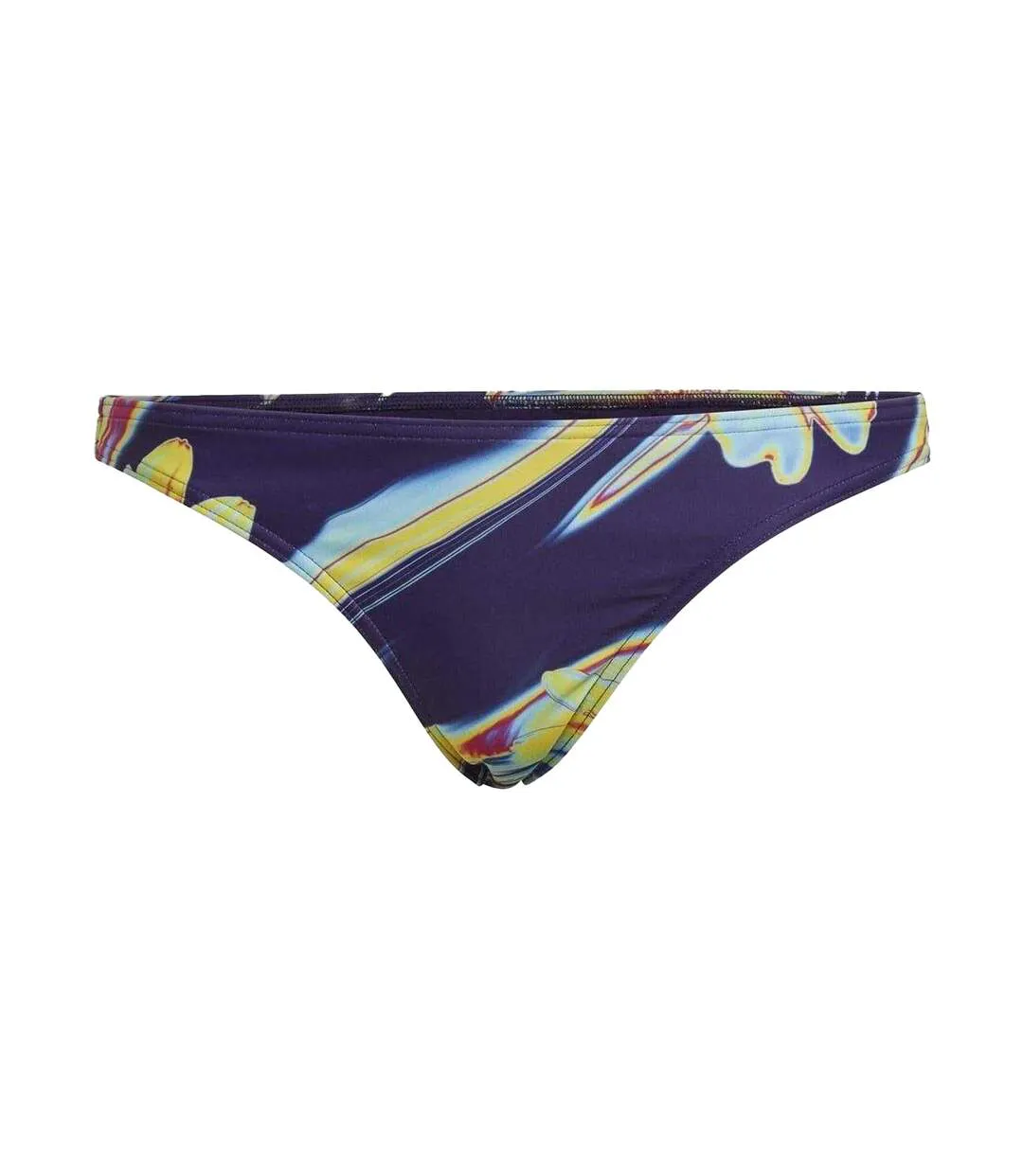 Bas De Maillot De Bain Motif/style Floral Abstrait Positivisea Femme Violet Foncé Bleu Vif Adidas-2