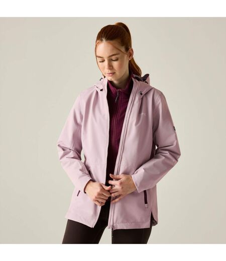 Veste Imperméable À Capuche Hamara Femme Lilas Clair Pourpre Regatta