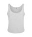 Débardeur Femme Gris Chiné Build Your Brand-1