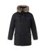 Mens Padded Parka Black Minoti-1