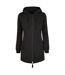 Parka Sweat Femme Noir Build Your Brand-1