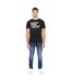 Mens balding t-shirt black Duck and Cover