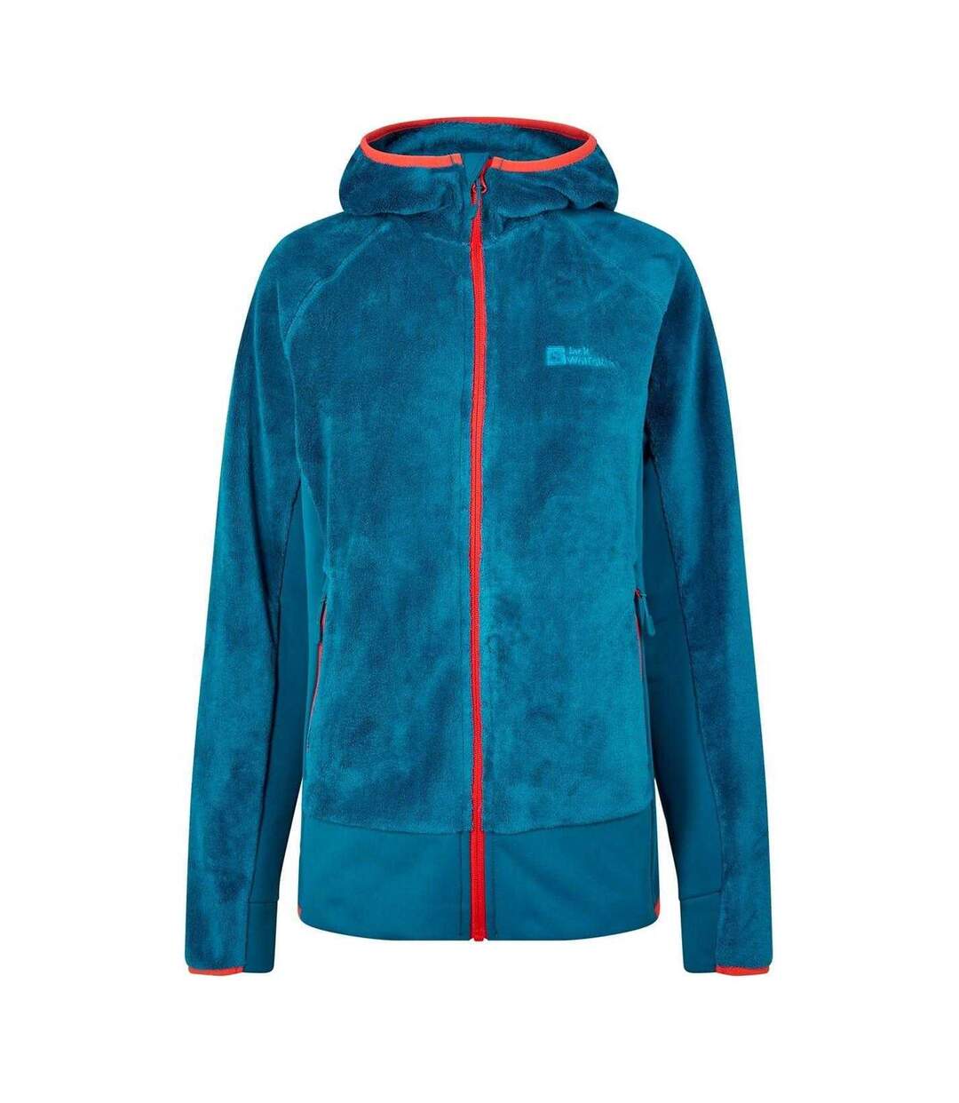 Sweat À Capuche Rotwand Femme Bleu Jack Wolfskin-1