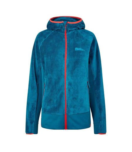 Sweat À Capuche Rotwand Femme Bleu Jack Wolfskin