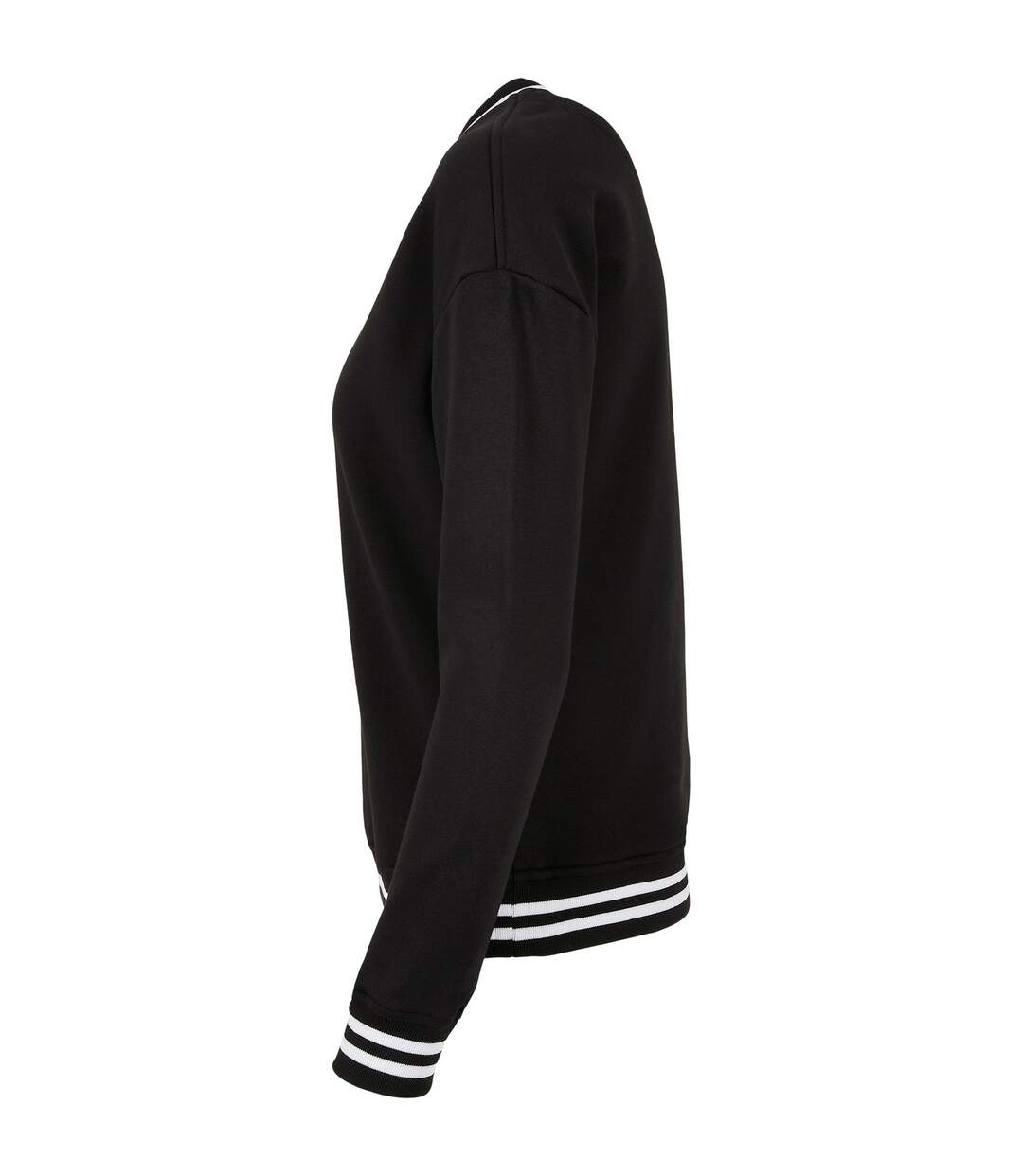Pull College Femme Noir Blanc Build Your Brand-4