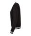 Pull College Femme Noir Blanc Build Your Brand-4