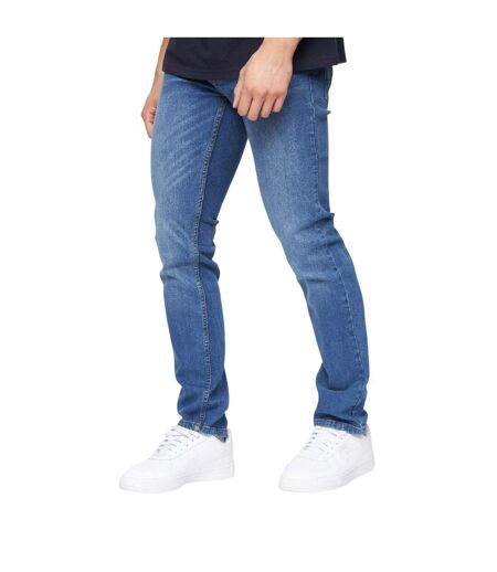 Jean Malcom Homme Bleu Crosshatch