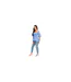 Blouse Manches Courtes Femme Bleu Be You-1