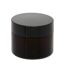 Pot à Crème en Verre Teinté 50ml Marron-1