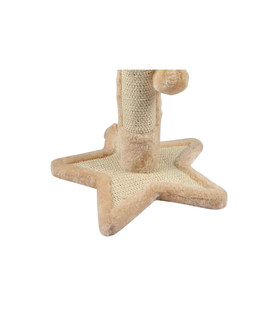 Arbre à Chat avec Socle Étoile 33cm Écru-3