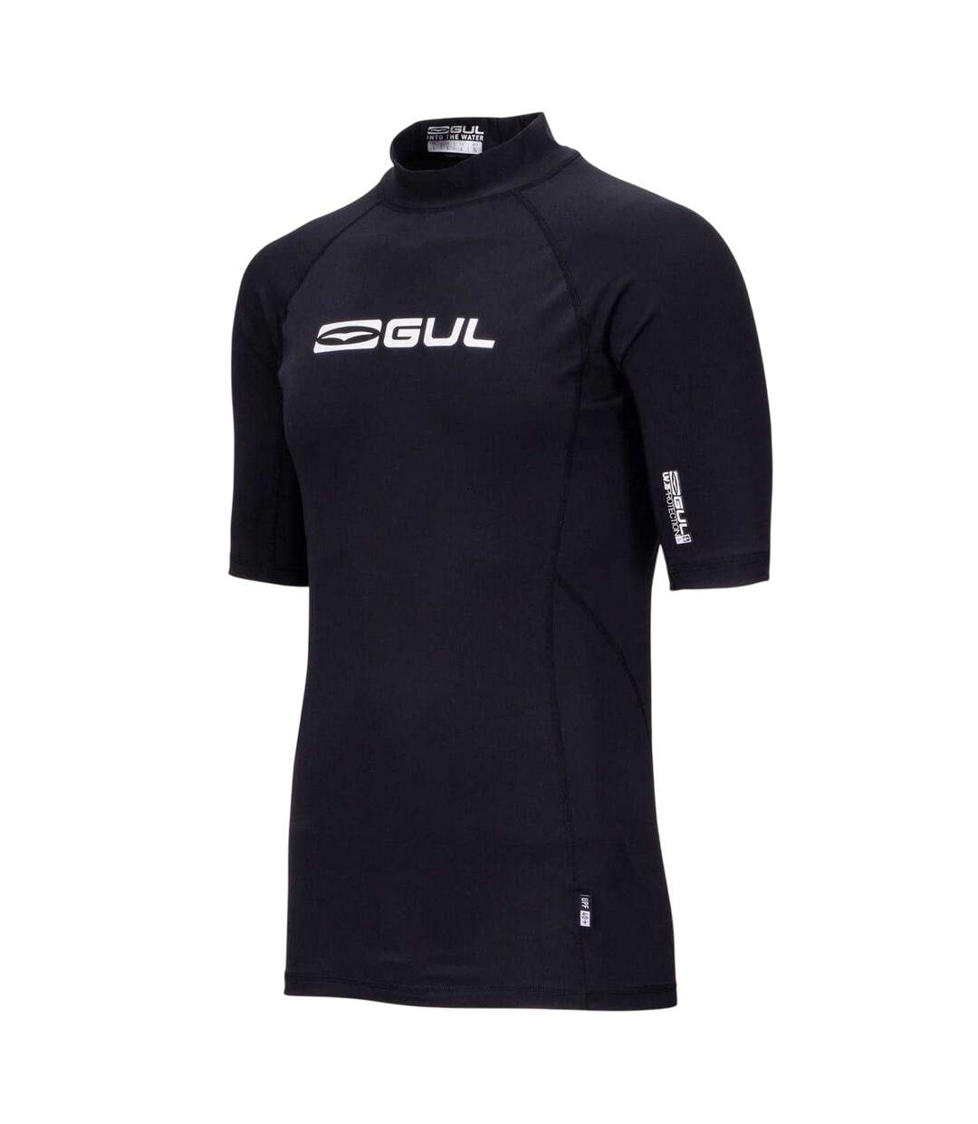 Mens Logo Rash Guard Black Gul-3