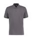 Polo À Manches Courtes Homme Gris Foncé Kustom Kit-1