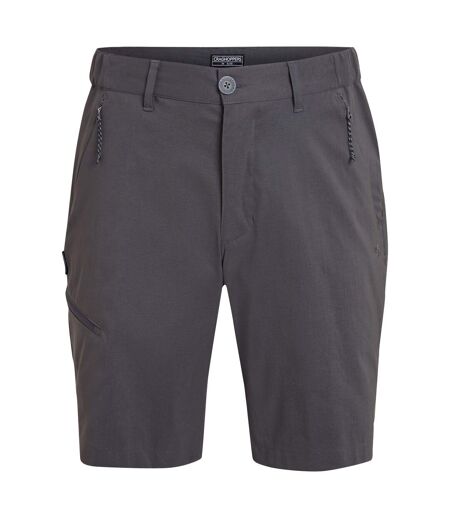Mens Kiwi Pro Iii Casual Shorts Dark Lead Craghoppers