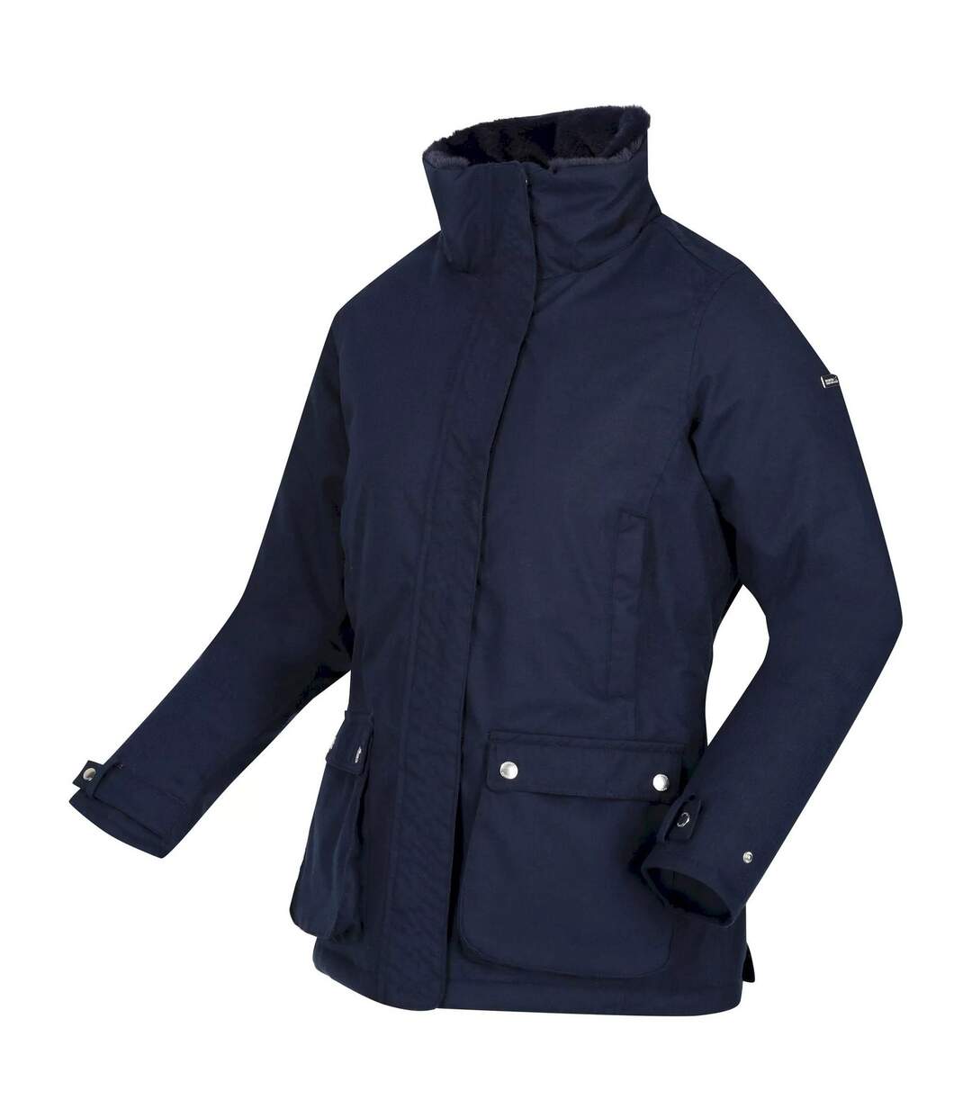 Womens/ladies Leighton Waterproof Jacket Navy Regatta-3
