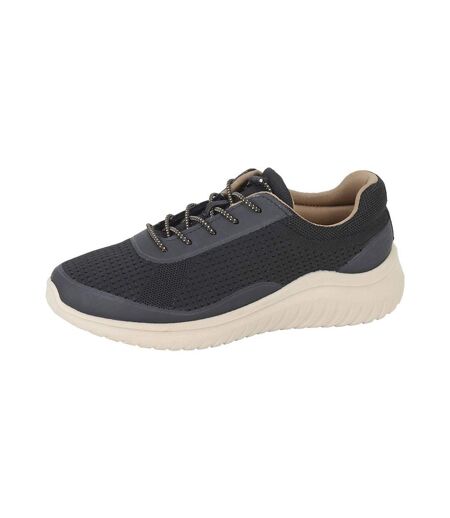 Womens/ladies Maisy Trainers Black Boulevard