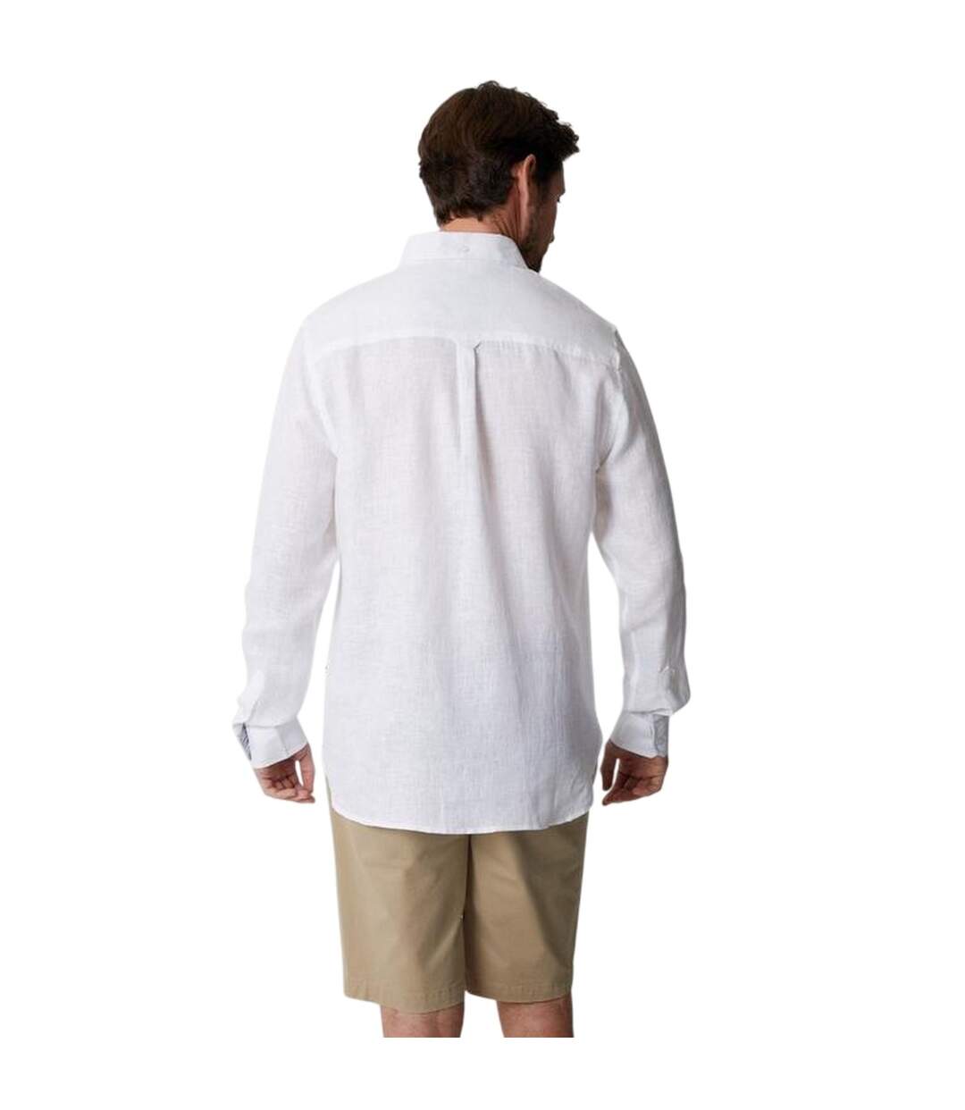 Chemise Habillée Manches Longues Homme Blanc Saltwell-3