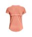 T-shirt streaker run femme rose Under Armour-2
