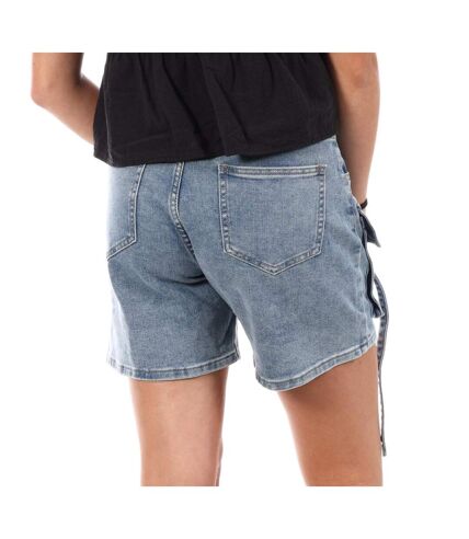 Short en Jean Bleu Femme Monday Premium Short Cargo - M