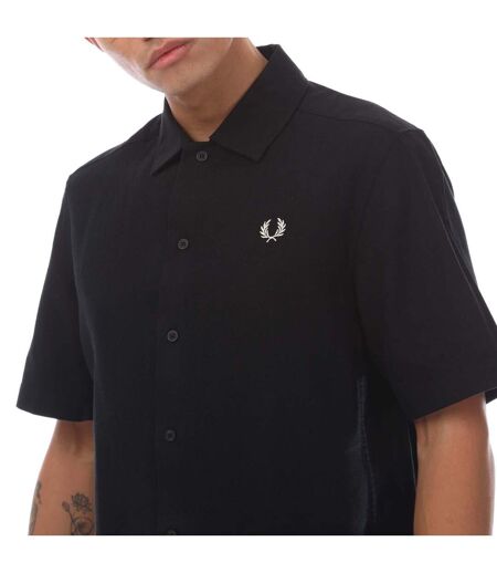 Chemise homme noir Fred Perry