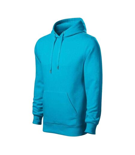 Sweat À Capuche Cape Homme Bleu Sarcelle Malfini