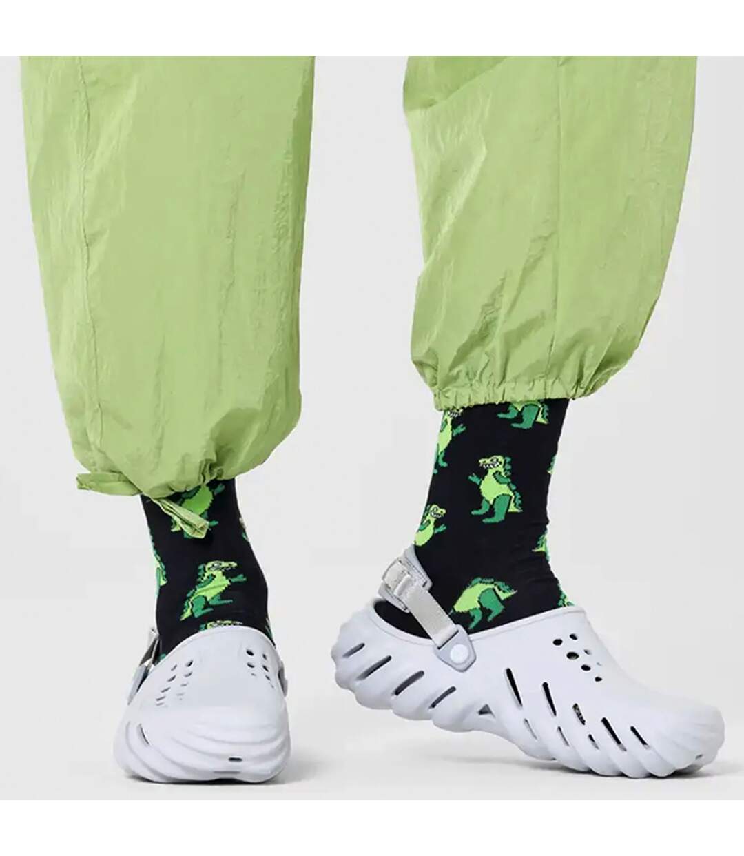 Dinosaur Design Cotton Blend Socks for Men and Women-3