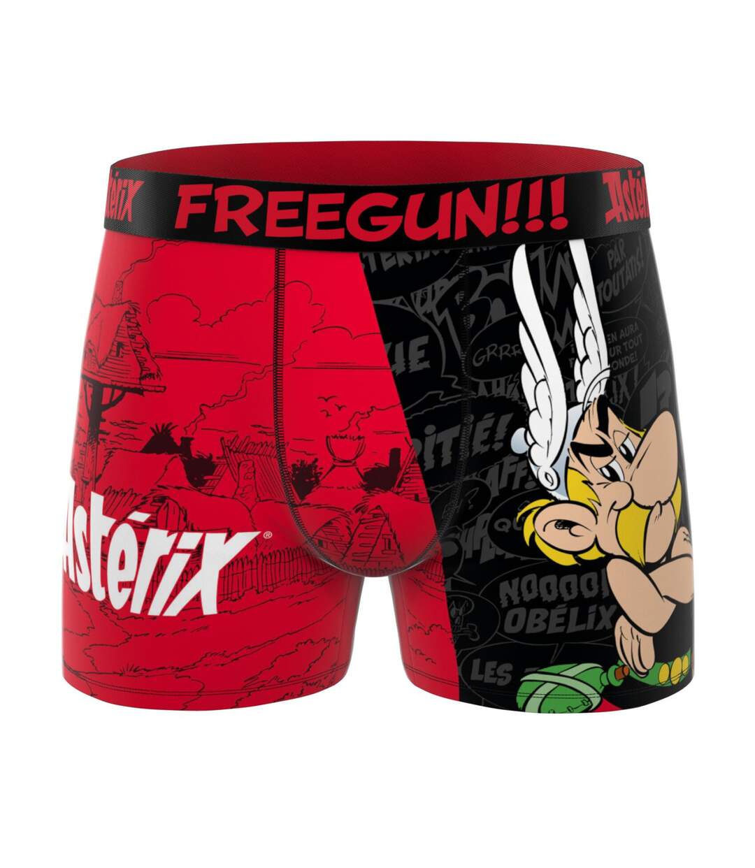 Lot de 3 boxers homme Asterix Freegun-4