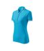 Polo Adler Urban Femme Turquoise Vif Malfini-3