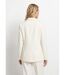 Veste tailleur unie fluide double boutonnage-2