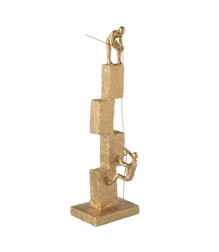 Statuette 2 Figurines Grimpantes Brady 50cm Or