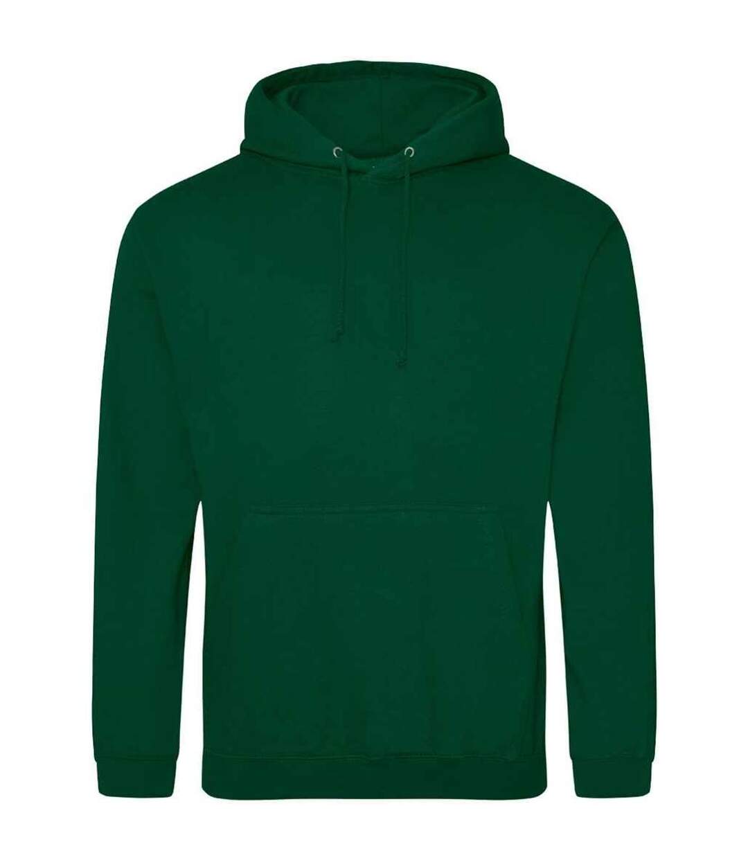 Unisex adult college hoodie rainforest green Awdis-1