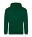 Unisex adult college hoodie rainforest green Awdis-1