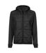 Tee Jay Womens/Ladies Stretch Hooded Jacket (Black/Black) - UTBC5085