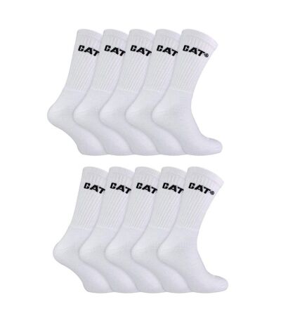 10 paires de chaussettes de travail unisexes en coton