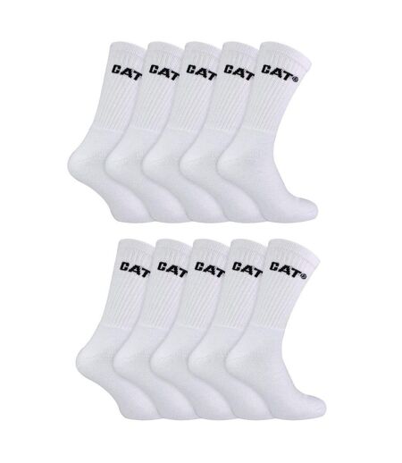 10 paires de chaussettes de travail unisexes en coton