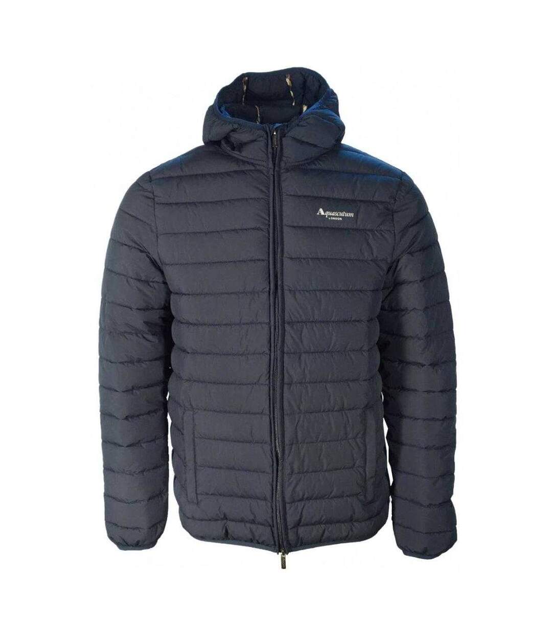Veste À Capuche Active Homme Bleu Marine Foncé Aquascutum-1