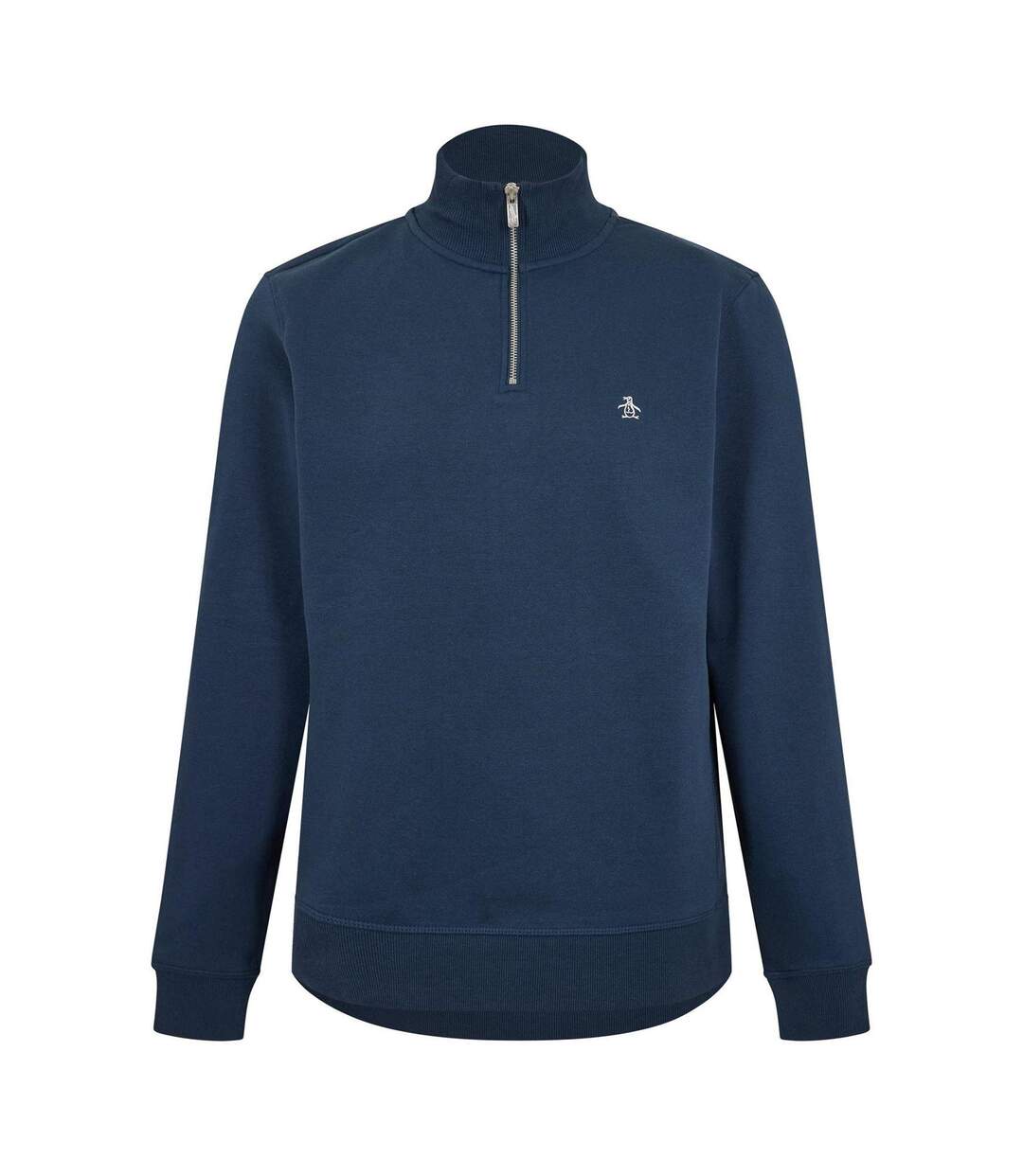 Mens Quarter Zip Sweatshirt Yale Blue Original Penguin-1