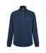 Mens Quarter Zip Sweatshirt Yale Blue Original Penguin-1