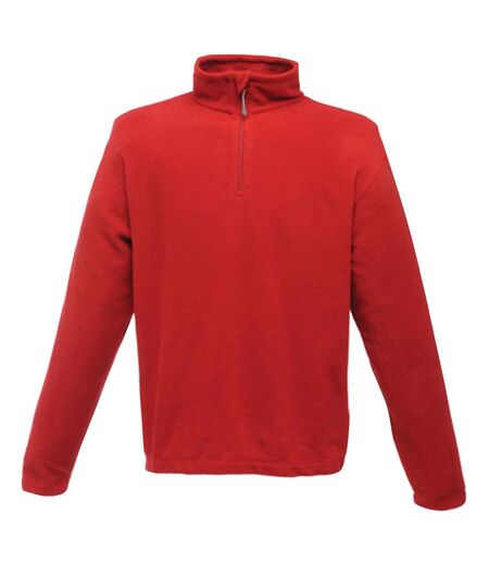Mens Micro Zip Neck Fleece Top 170 Gsm Rouge Regatta