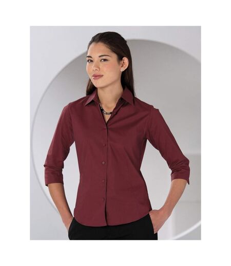 Collection Chemisier À Manches 3/4 Femme Bordeaux Russell