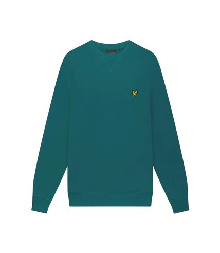 Mens crew neck long-sleeved sweatshirt court green Lyle & Scott